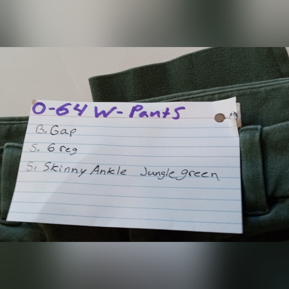 Gap Jungle green skinny jeans - Picture 14 of 14